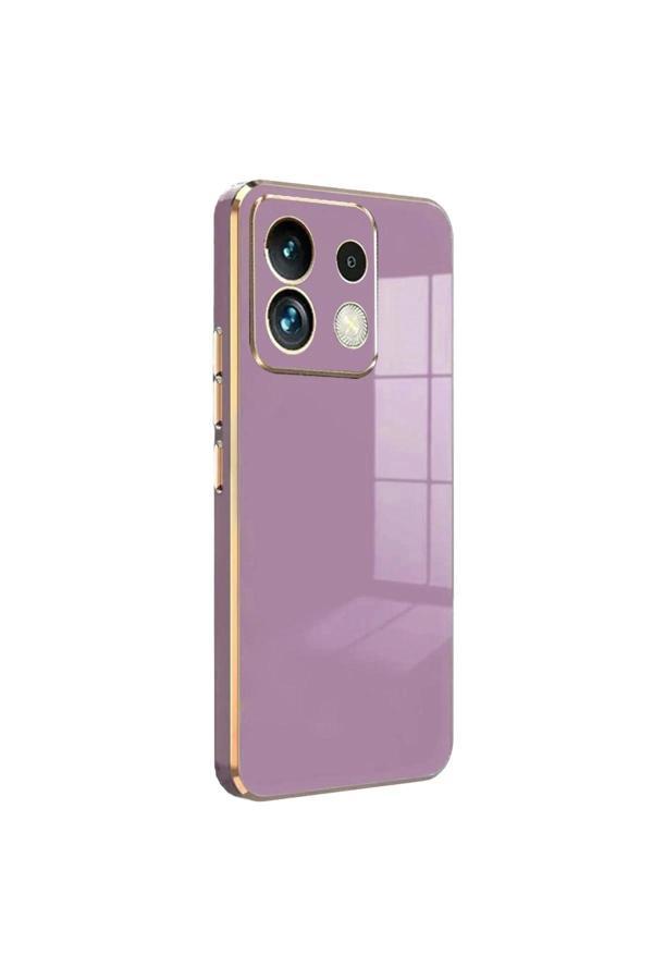 Xiaomi Redmi Note 13 Pro 5G Kılıf Volet Silikon - Mor - Image 1