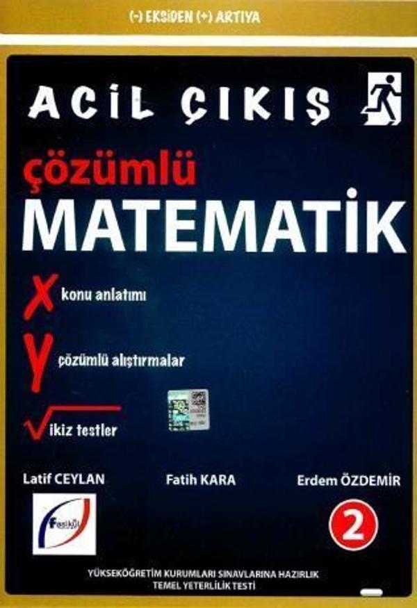 Acil Çıkış Yayınları Çözümlü Matematik 2 Fasikül - Acil Yayınları - Image 1