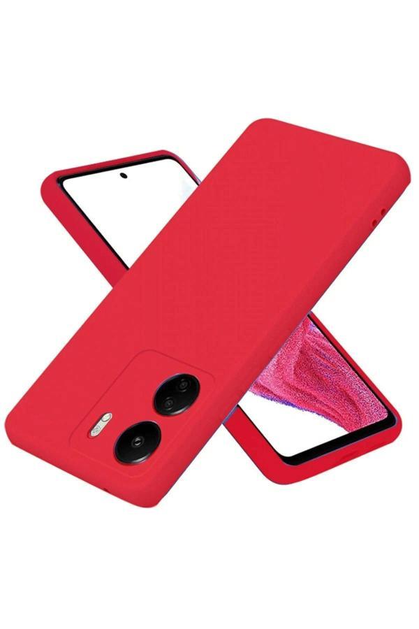 Xiaomi Redmi 13C Kılıf First Silikon - Kırmızı - Image 1