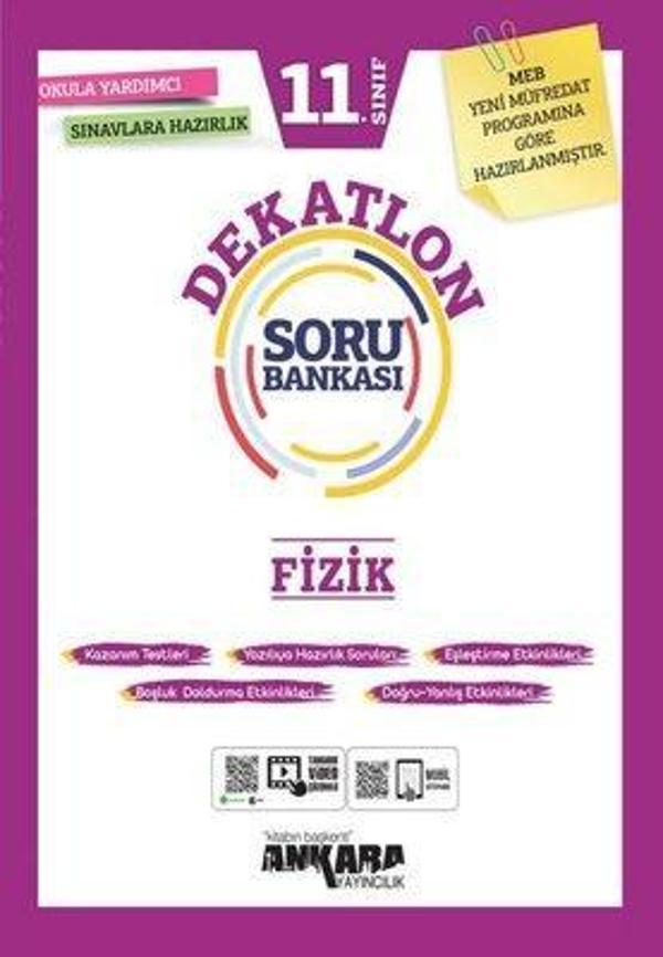 Ankara Yayınları 11. Sınıf Fizik Dekatlon Soru Bankası 2021-2022 - Ankara Yayıncılık - Image 1