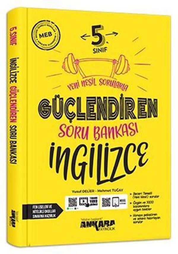 Ankara Yayınları 5. Sınıf İngilizce Güçlendiren Soru Bankası 2021-2022 - Ankara Yayıncılık - Image 1