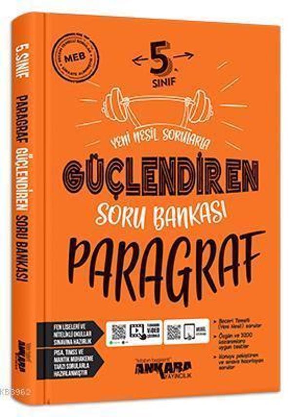 Ankara Yayınları 5. Sınıf Paragraf Güçlendiren Soru Bankası 2021-2022 - Ankara Yayıncılık - Image 1