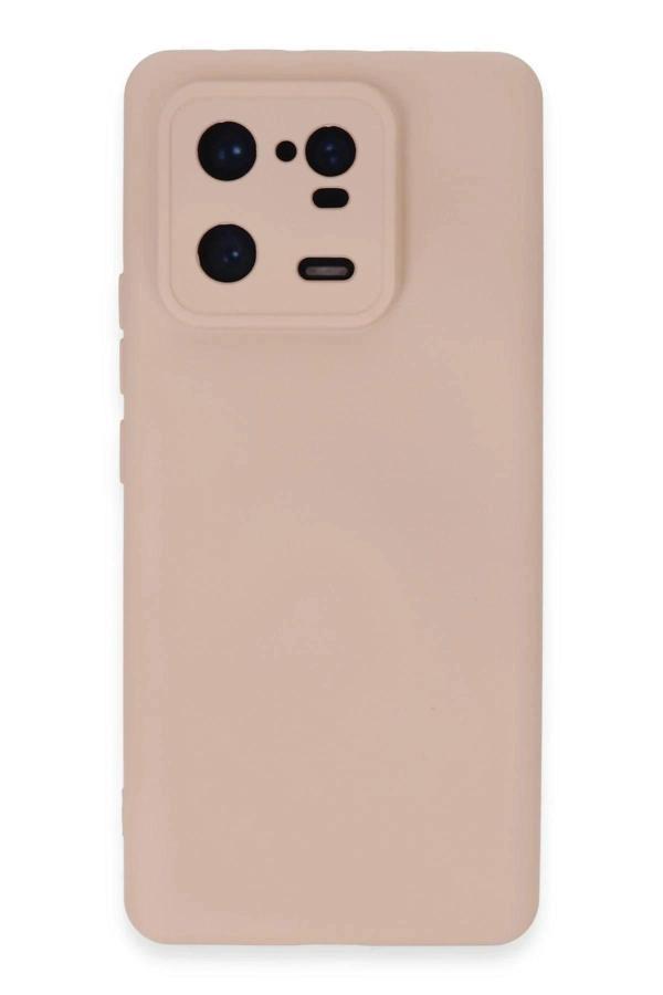Xiaomi Mi 13 Pro Kılıf Nano içi Kadife Silikon - Pudra - Image 1