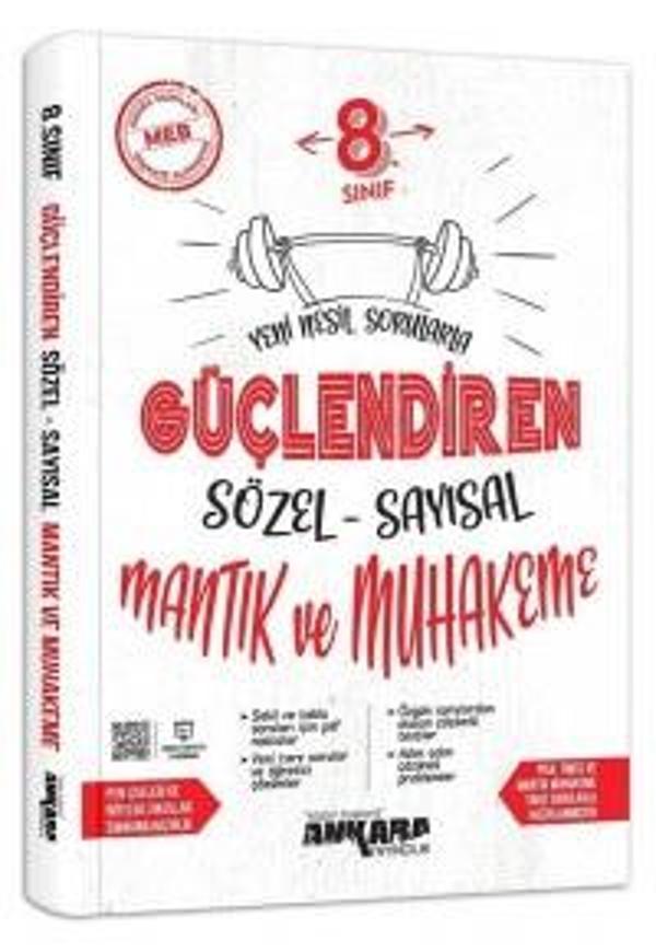 Ankara Yayınları 8. Sınıf Lgs Sayısal Ve Sözel Mantık Ve Muhakeme Güçlendiren Soru Bankas - Ankara Yayıncılık - Image 1