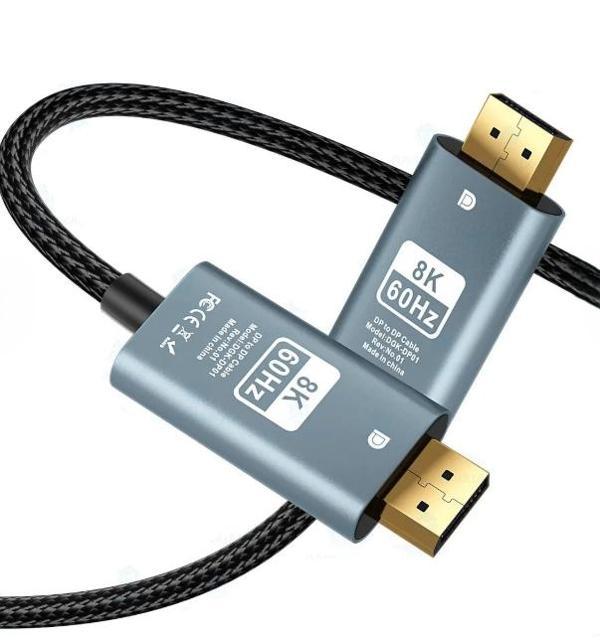 8 K DP To DP Kablo 2 M ZR856 - Image 1