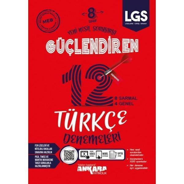 Ankara Yayınları 8. Sınıf Lgs Türkçe Güçlendiren 12 Li Deneme 2021-2022 - Ankara Yayıncılık - Image 1