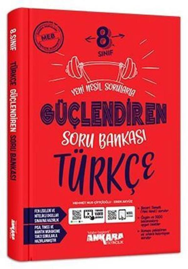 Ankara Yayınları 8. Sınıf Lgs Türkçe Güçlendiren Soru Bankası 2021-2022 - Ankara Yayıncılık - Image 1
