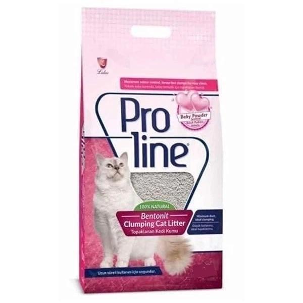 Proline Bebek Pudralı Topaklanan Bentonit Kedi Kumu İnce 5 Lt - Image 1