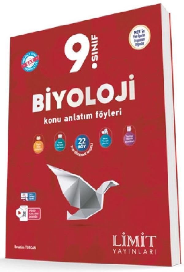 Limit 2025 9. Sınıf Biyoloji Konu Anlatım Föyleri Güncel Müfredat - Limit Yayınları - Image 1