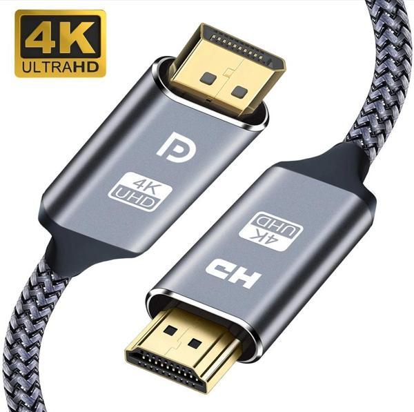 4K DP To HDMI Kablo 1.8 M ZR842 - Image 1