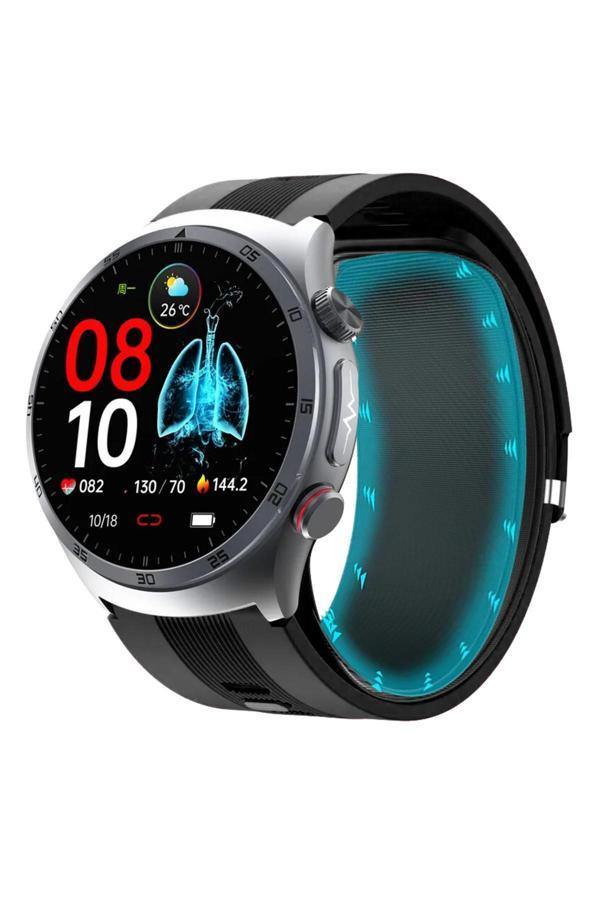 Electro Pro Hava Basınçlı Tansiyon Şeker NFC Sesli Görüşme EKG Türkçe Akıllı Saat - Image 1