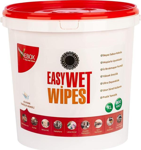 Bebeyami Vebox Easy Wet Wipes  Kova Islak Mendil Gold 300 Yaprak - Image 1