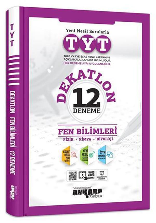 Ankara Yayınları Tyt Fen Bilimleri Dekatlon 12 Li Deneme 2021-2022 - Ankara Yayıncılık - Image 1