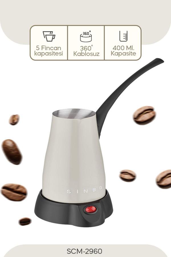 Sinbo SCM-2960 Kablosuz Inox Elektrikli Cezve - Image 1