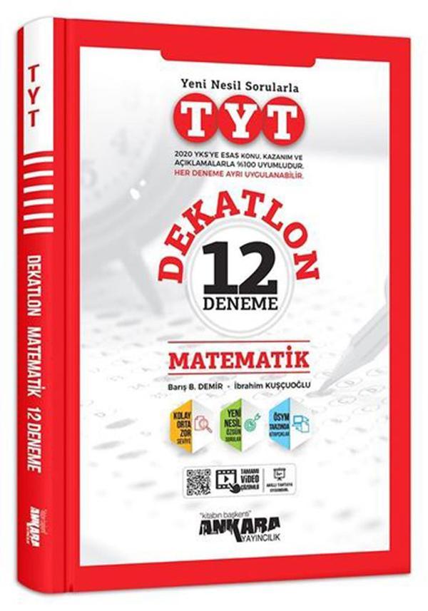 Ankara Yayınları Tyt Matematik Dekatlon 12 Li Deneme 2021-2022 - Ankara Yayıncılık - Image 1