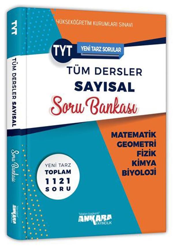 Ankara Yayınları Tyt Sayısal Tüm Dersler Soru Bankası 2021-2022 - Ankara Yayıncılık - Image 1