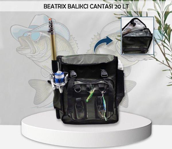 20 LT Balıkçı Çantası – Suya Dayanıklı, Dayanıklı ve Kullanışlı Taşıma Çantası - Image 1