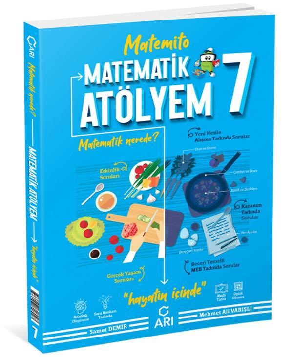 Arı Yayınları 7. Sınıf Matematik Atölyem Soru Bankası 2021-2022 - Arı Yayıncılık - Image 1