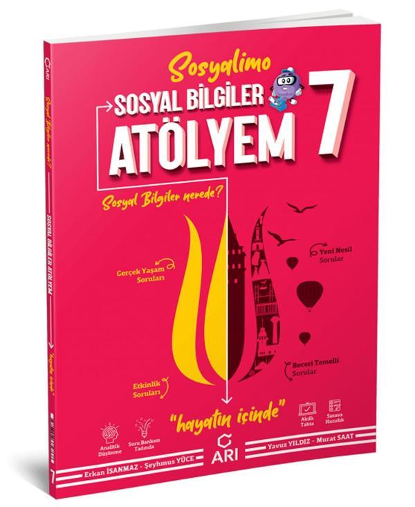 Arı Yayınları 7. Sınıf Sosyal Bilgiler Atölyem Soru Bankası 2021-2022 - Arı Yayıncılık - Image 1
