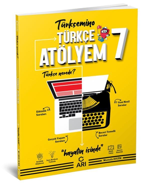 Arı Yayınları 7. Sınıf Türkçe Atölyem Soru Bankası 2021-2022 - Arı Yayıncılık - Image 1