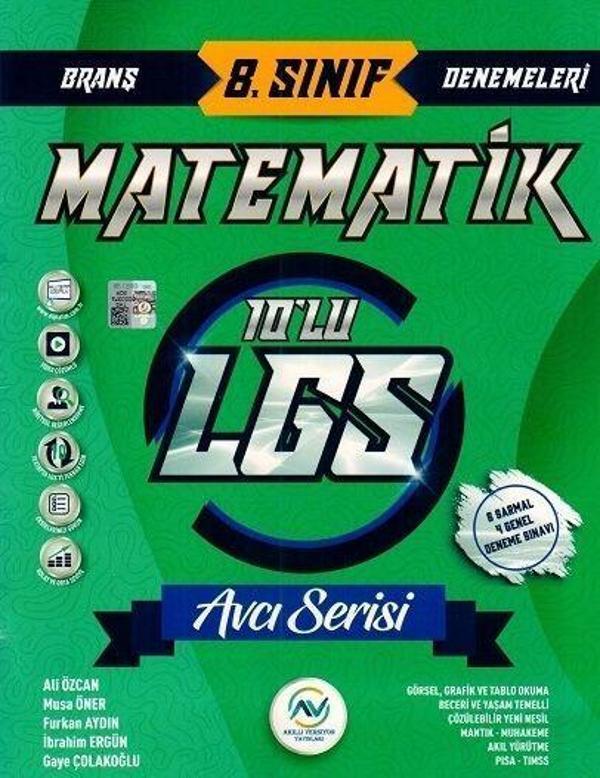 Av Yayınları 8. Sınıf Lgs Matematik Deneme 10 Lu 2021 - Av Yayınları - Image 1