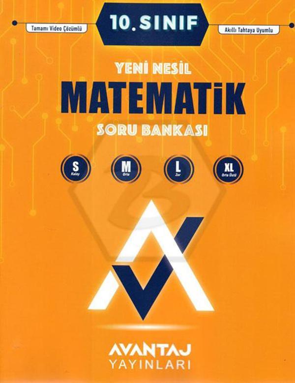 Avantaj Yayınları 10. Sınıf Matematik Soru Bankası 0922 - Avantaj Yayınları - Image 1