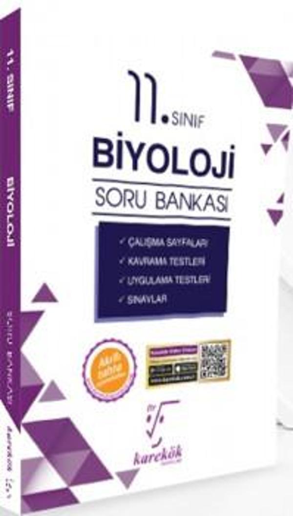 Karekök Yayınları 11. Sınıf Biyoloji Soru Bankası - Karekök Eğitim Yayınları - Image 1