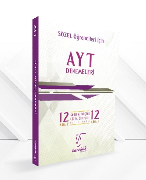 Karekök Yayınları Ayt 12 Li Deneme Seti [Sözel] Yni - Karekök Eğitim Yayınları - Image 1