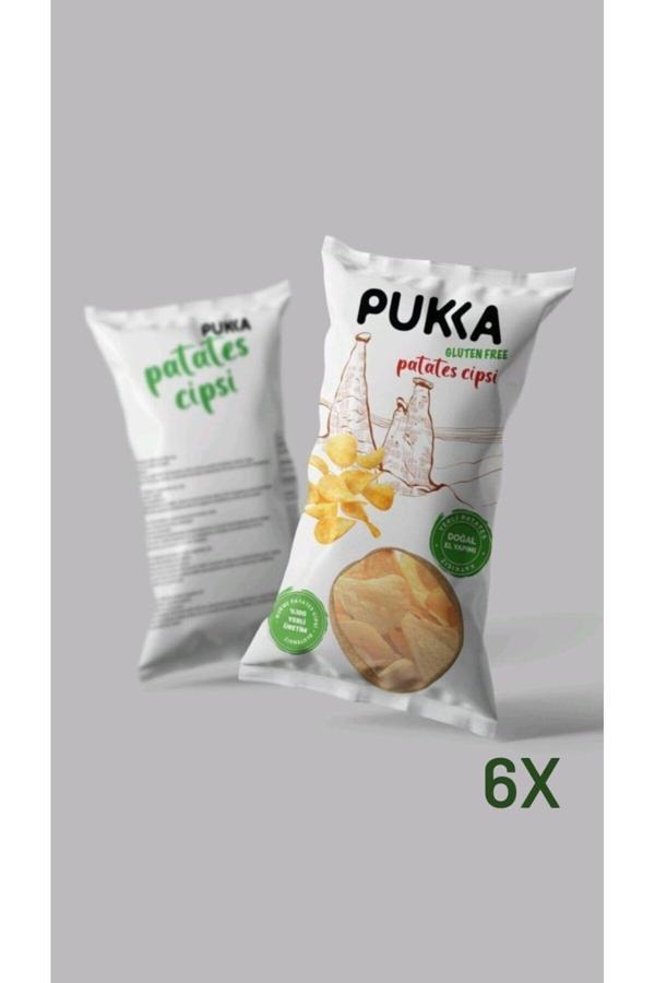 Pukka Glutensiz Vegan Gurme Patates Cips 6Adet (6X70Gr) - Image 1