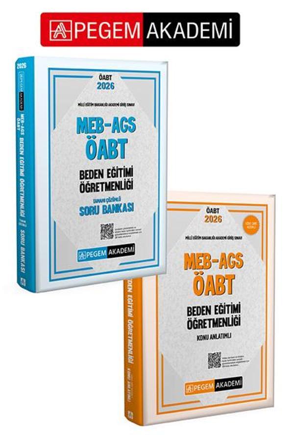 PEGEM AKADEMİ 2026 MEB AGS ÖABT Beden Eğitimi Öğretmenliği Konu Anlatımlı + 2026 MEB AGS ÖABT Beden  - Pegem Akademi Yayıncılık - Image 1