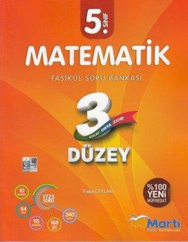Martı Yayınları 5. Sınıf 3 Düzey Fasıkül Sb Matematık Klp - Image 1