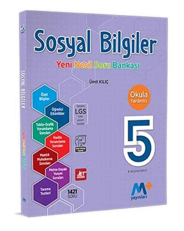 Martı Yayınları 5. Sınıf Yeni Nesil Soru Bankası Sosyal Bilgiler Klp - Image 1