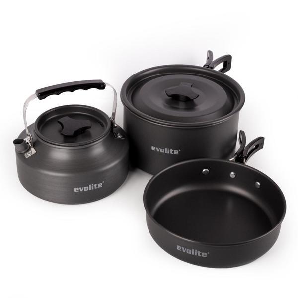 Evolite Tria Pot Çaydanlıklı Tencere Seti - Image 1