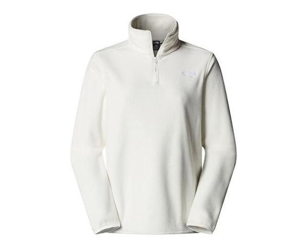 The North Face W Glacier Fleece 1/4 Zip Jacket Kadın Outdoor Çeyrek Fermuarlı Polar Üst NF0A8D2JQLI1 Beyaz - Image 1