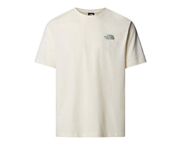 The North Face U Nse Slopes Relaxed S/S Tee-Graphic Unisex Outdoor Tişörtü NF0A8E4EQLI1 Beyaz - Image 1