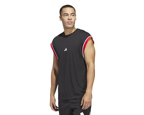 adidas Bos Tank Erkek Basketbol Atleti JI7577 Siyah - Image 1