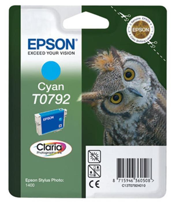 Epson 1400-P50 Cyan Mavi Mürekkep Kartuş T07924020 - Image 1