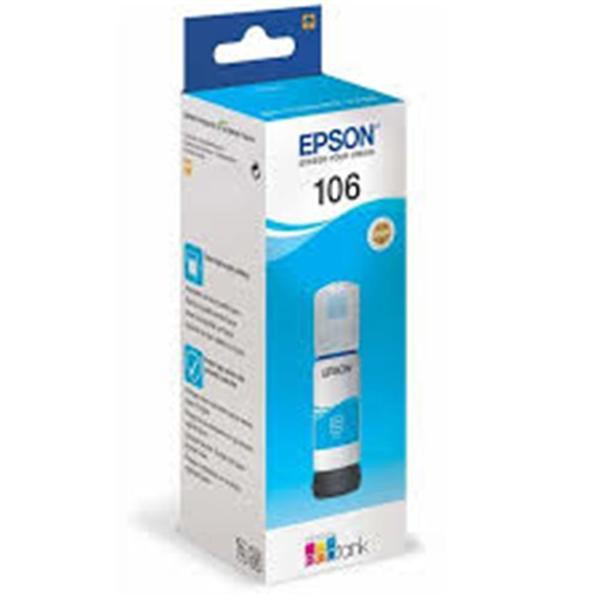 Epson 106 Cyan Mavi Şişe Mürekkep T00R240 L7160-7180 - Image 1