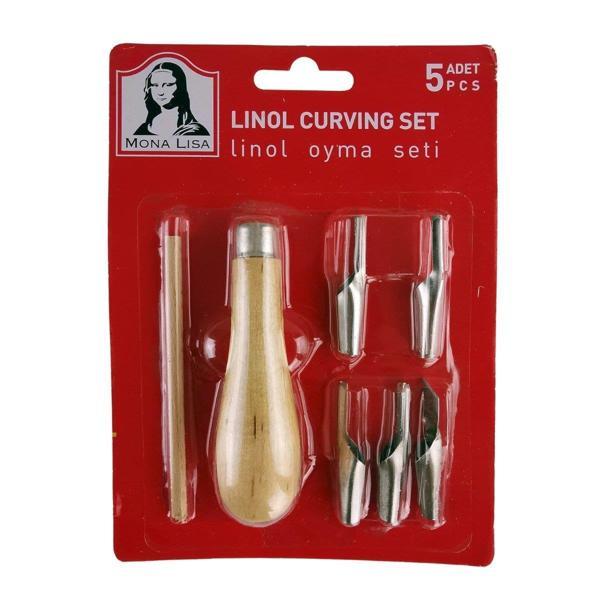 Mona Lisa Linol Oyma Seti 5li - Image 1