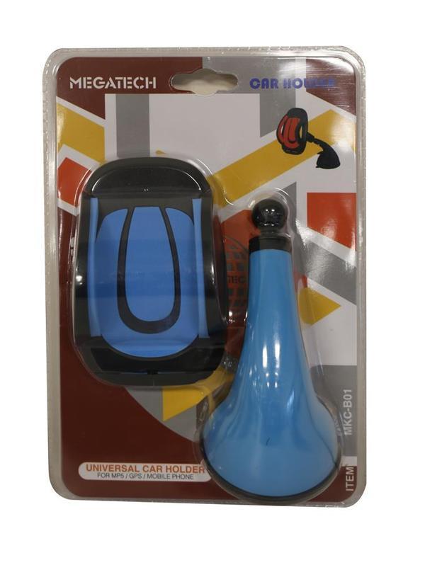 Megatech MKC-B02 Mavi Vakumlu Araç Tutucu - Image 1