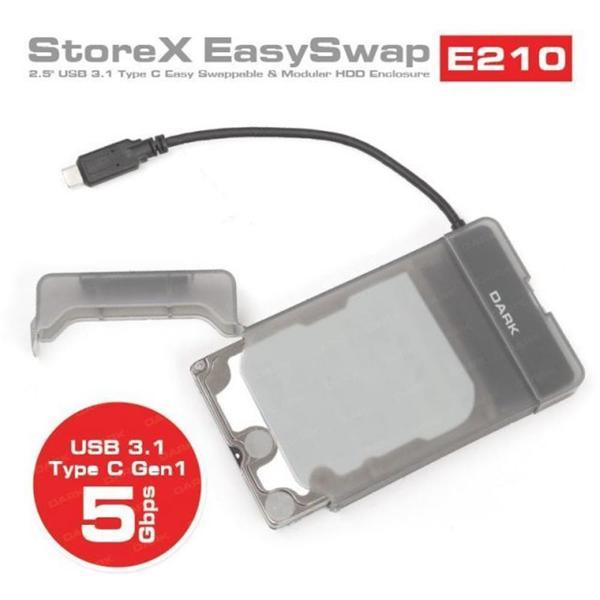 Dark Storex E210 2.5" USB 3.1(Gen1) Type-C SATAI-I - Image 1