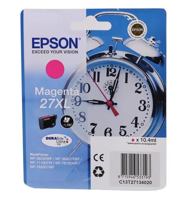Epson 27XL Magenta Kırmızı Mürekkep Kartuş T27134012 - Image 1
