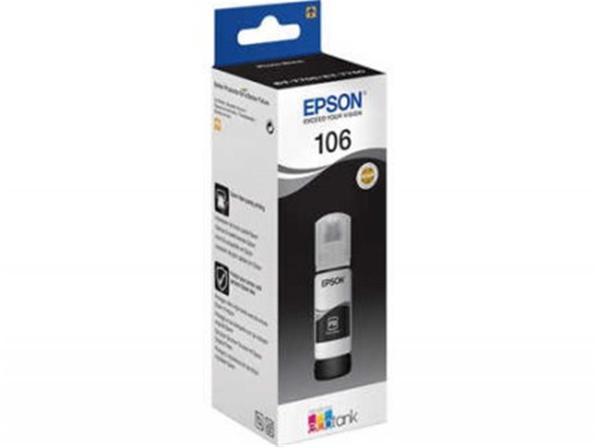 Epson 106 Photo Black Foto Siyah Şişe Mürekkep T00R140 L7160-7180 - Image 1