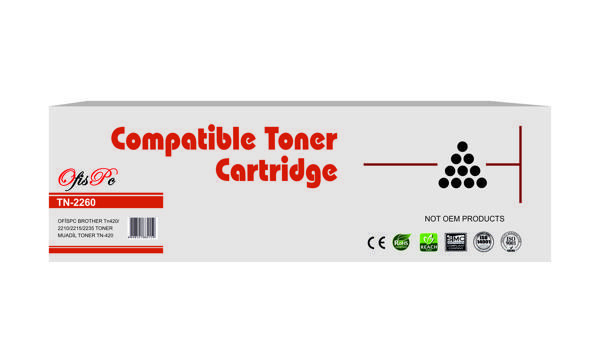 OfisPc Brother TN-2260 Muadil Toner HL-2240-2250-2270 DCP-7060-7065 MFC-7290-7360-7470 - Image 1