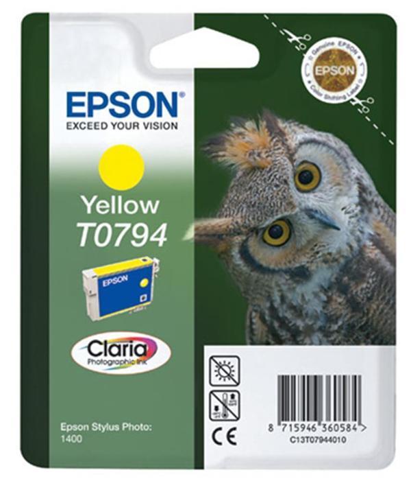 Epson 1400-P50 Yellow Sarı Mürekkep Kartuş T07944020 - Image 1