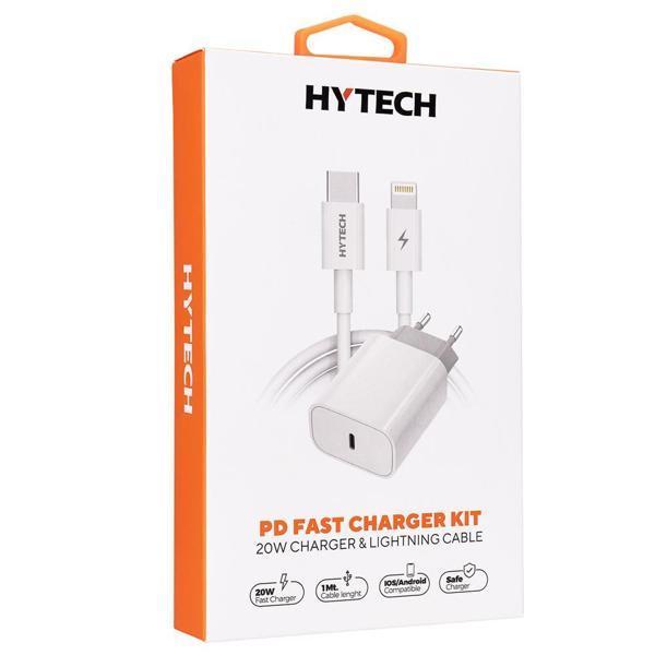 Hytech HY-XE40PD PD Kablo Seti 1PD 20W Hızlı Ev Şarj Adaptör - Image 1
