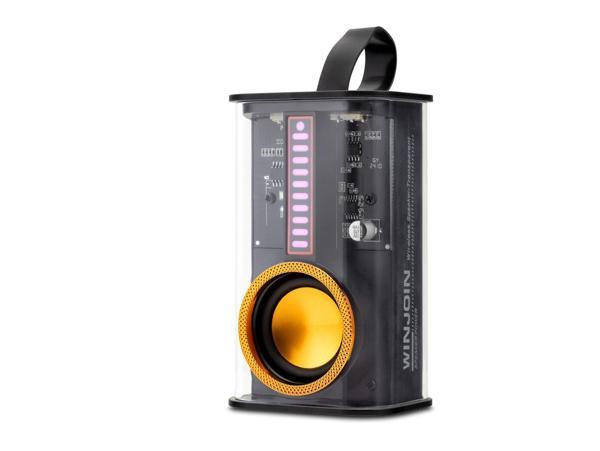 Hadron Siyah Bluetooth Speaker 5W 102 x 61 x 47MM Bluetooth Hoparlör - Image 1