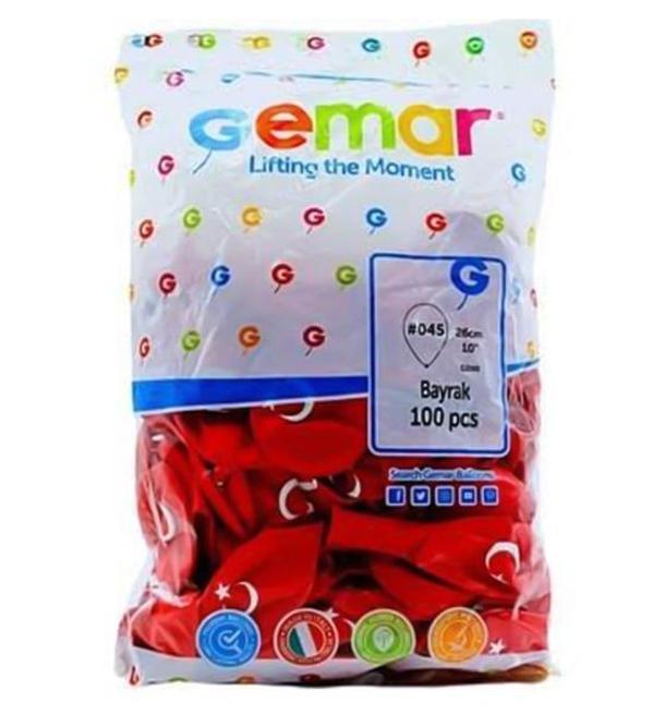 Gemar Ay Yıldız Balon 100Lü - Image 1
