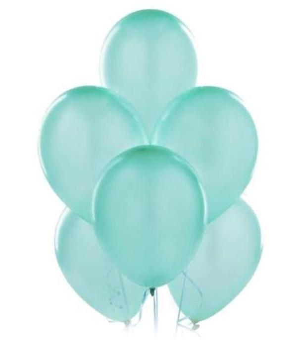 Party Marty Metalik Balon 100Lü Turkuaz - Image 1