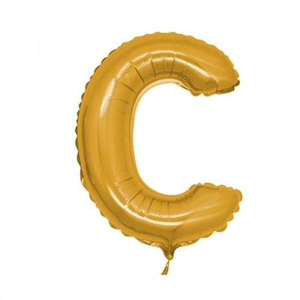 Folyo Balon Altın C Harfi 100 Cm - Image 1